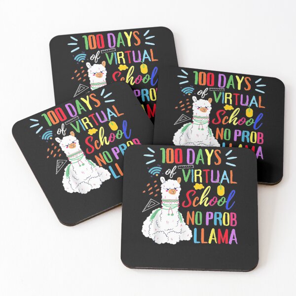 Item preview, 100 Days Of Virtual School No Prob Llama 100th Day Of School designed and sold by charissamo77.