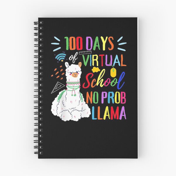 Item preview, 100 Days Of Virtual School No Prob Llama 100th Day Of School designed and sold by charissamo77.