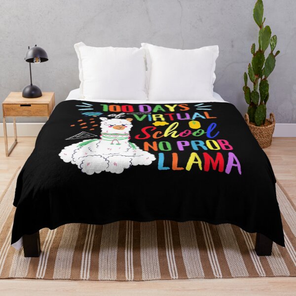 Item preview, 100 Days Of Virtual School No Prob Llama 100th Day Of School designed and sold by charissamo77.