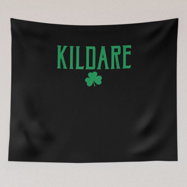 Item preview, Kildare Ireland Shamrock Vintage Text Green Print designed and sold by charissamo77.