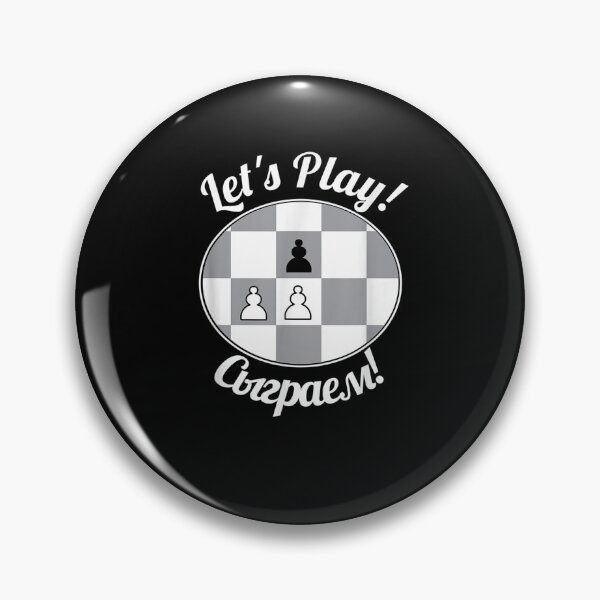 Item preview, Chess Opening Queens Gambit Let's Play English Russian designed and sold by charissamo77.