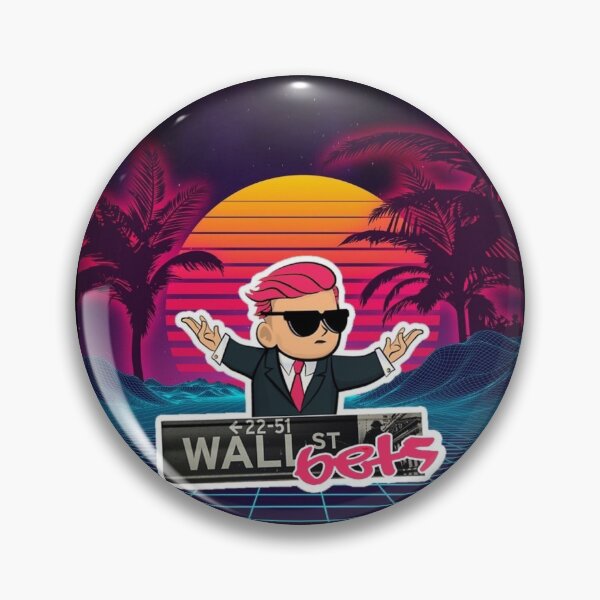 Artikelvorschau, WallStreetBets Vaporwave entworfen und verkauft von ThePPshop.