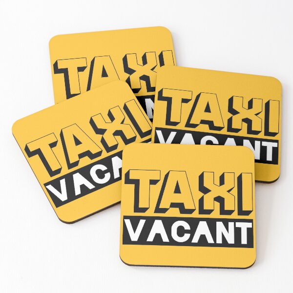 Item preview, Taxi Vacant designed and sold by Jokertags.