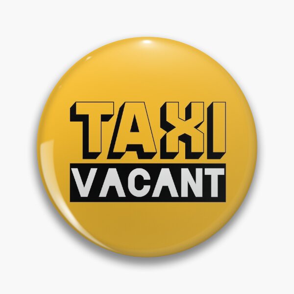 Item preview, Taxi Vacant designed and sold by Jokertags.