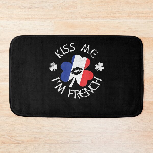 Item preview, Kiss Me I'm French Funny St Patrick's Day French Gift designed and sold by charissamo77.