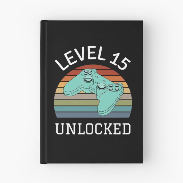 Item preview, Level 15 Unlocked Funny 15th Gamer Birthday Party Present designed and sold by RACH STORE.