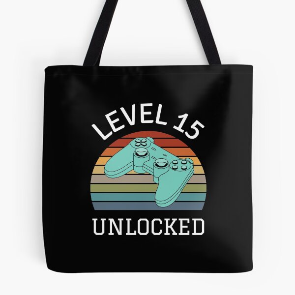 Item preview, Level 15 Unlocked Funny 15th Gamer Birthday Party Present designed and sold by RACH STORE.