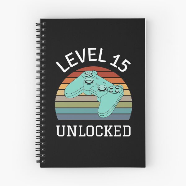Item preview, Level 15 Unlocked Funny 15th Gamer Birthday Party Present designed and sold by RACH STORE.