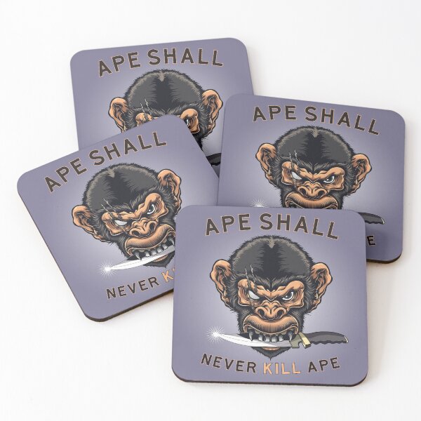 Item preview, Ape shall never kill ape designed and sold by Meerkatsu.