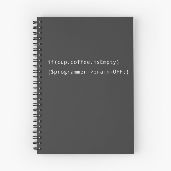 Artikelvorschau, Programmcode oder Wenn Tasse Kaffee leer ist entworfen und verkauft von Evgenija-S.