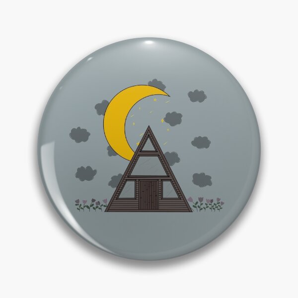 Item preview, cottage with moon designed and sold by tsiguidou.
