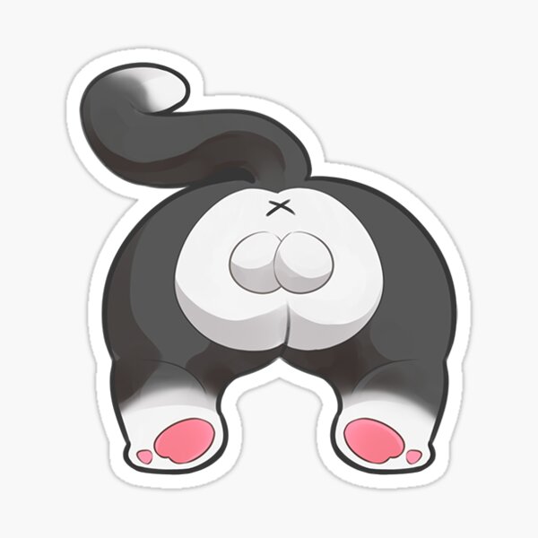 Cat Butt Sticker