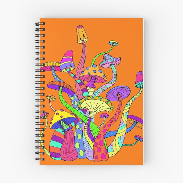 Item preview, Colorful Funky Hippy Mushrooms designed and sold by Alondra.
