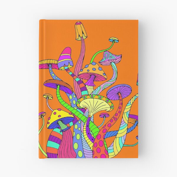 Item preview, Colorful Funky Hippy Mushrooms designed and sold by Alondra.