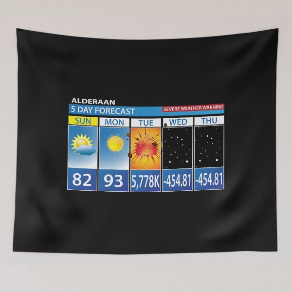 Item preview, Alderaan T-ShirtAlderaan 5 Day Forecast designed and sold by EganRtee.