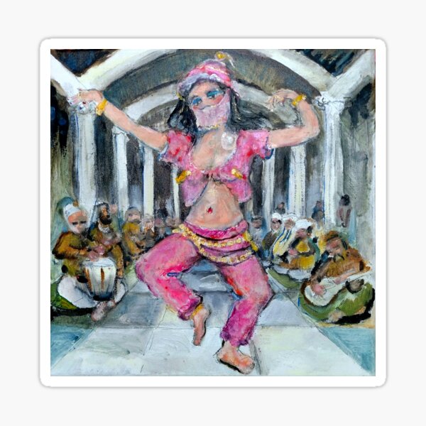 Belly Dancer Sticker