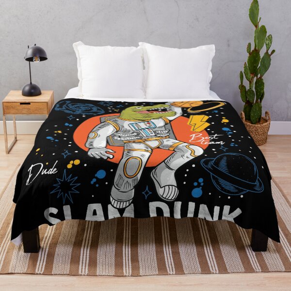Item preview, Dinosaur Basketball Slam Dunk Spacesuit Astronaut designed and sold by ozunu.
