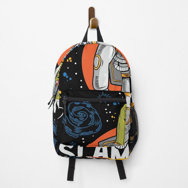 Item preview, Dinosaur Basketball Slam Dunk Spacesuit Astronaut designed and sold by ozunu.