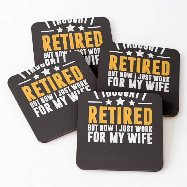 Item preview, Retired 2021 Retirement Gift Now i only work for my wife Men T Shirt designed and sold by Florianst.