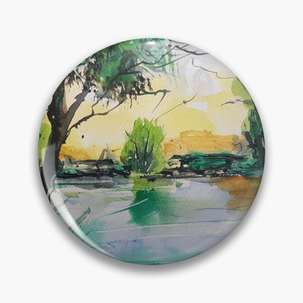 Item preview, A river landscape designed and sold by Ivorsart.