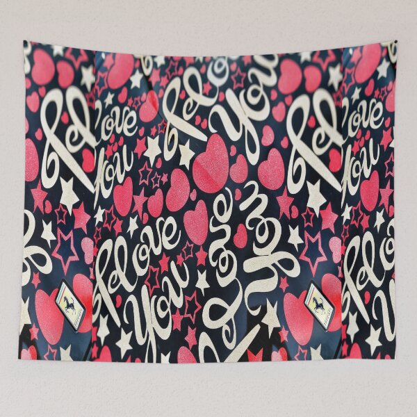 Item preview, I love you pattern designed and sold by Motivationftp.