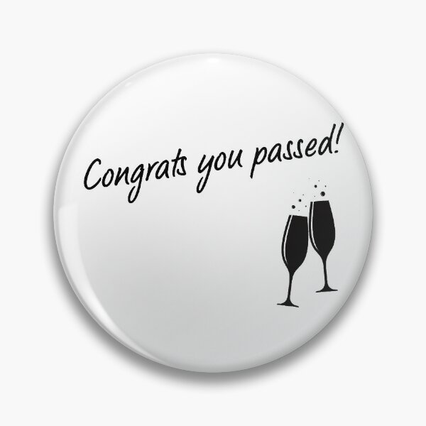 Item preview, Congrats you passed! designed and sold by Jack Cox.