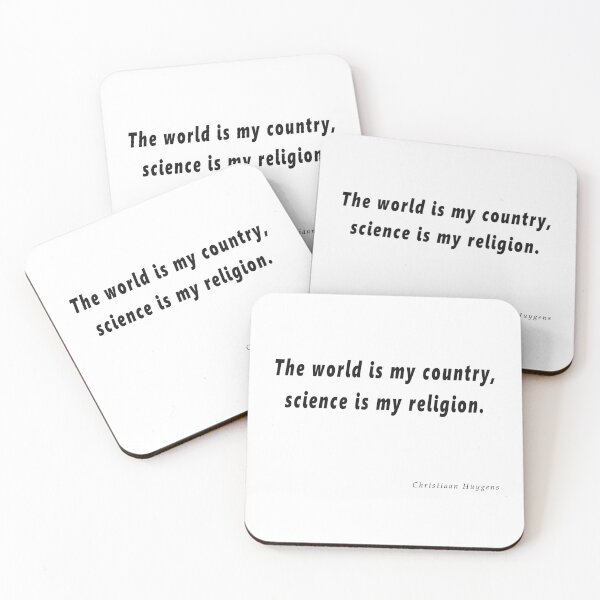 Item preview, The world is my country, science is my religion. designed and sold by iconatastic.