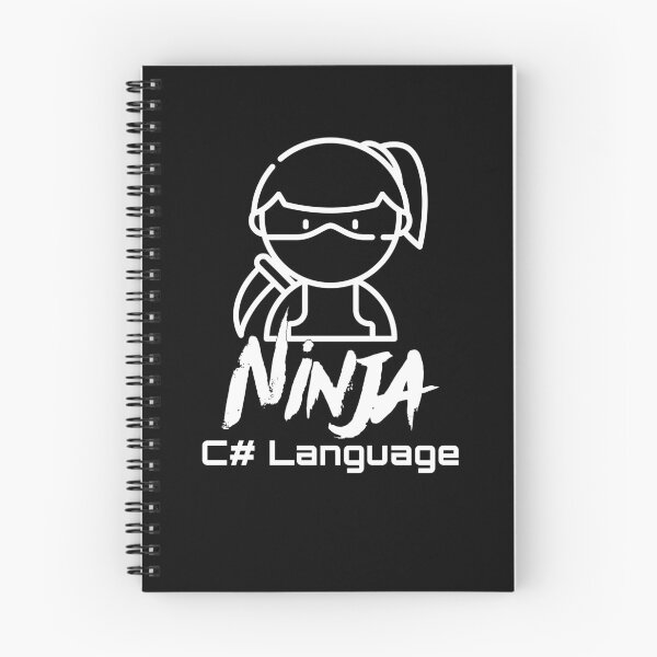 Item preview, C# Language Ninja (white) designed and sold by Stornu2Ruedas.