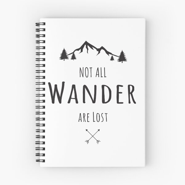 Item preview, Not all that wander are lost designed and sold by crookedwonder.