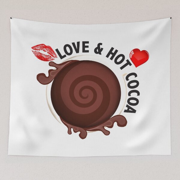 Item preview, ALL I NEED IS LOVE AND HOT COCOA designed and sold by GOTOCREATE.