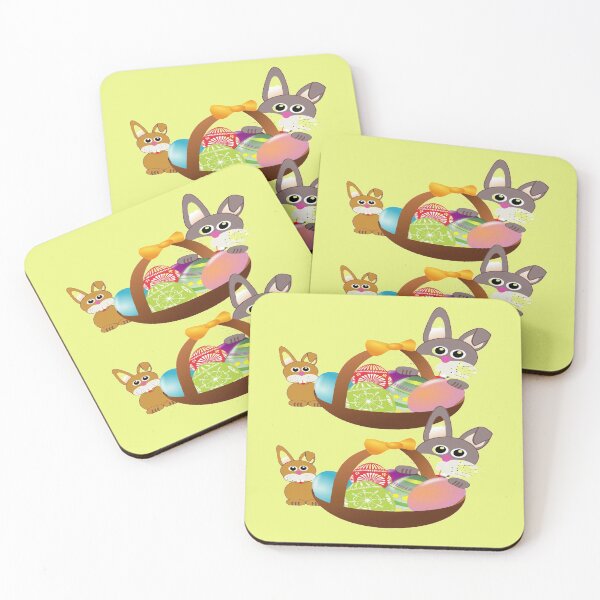 Item preview, Cute Easter Rabbits 2 designed and sold by customgiftstore.