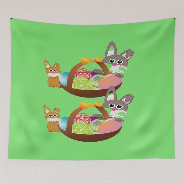 Item preview, Cute Easter Rabbits 2 designed and sold by customgiftstore.