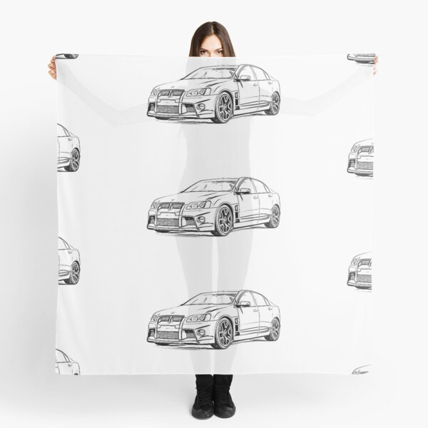Aperçu de l'œuvre Holden HSV Wireframe créée et vendue par Auto-Prints.