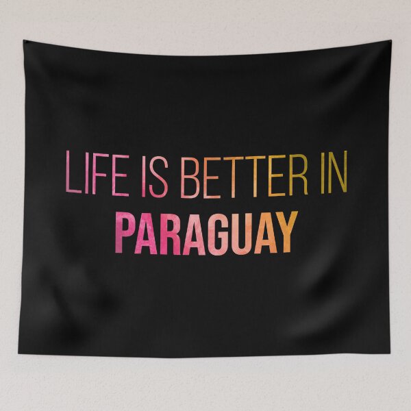 Item preview, Life is better in Paraguay in Watercolor designed and sold by XCIV.