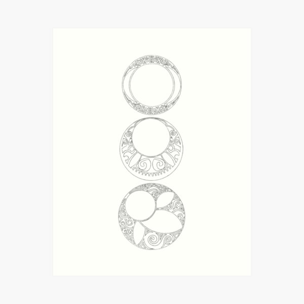 Rosaces Art Print