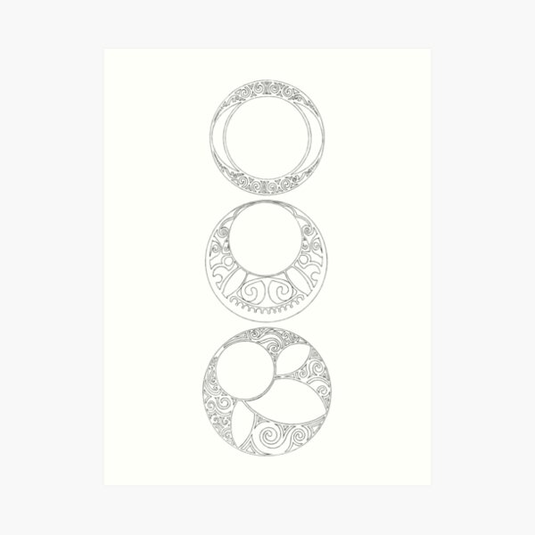 Rosaces Art Print