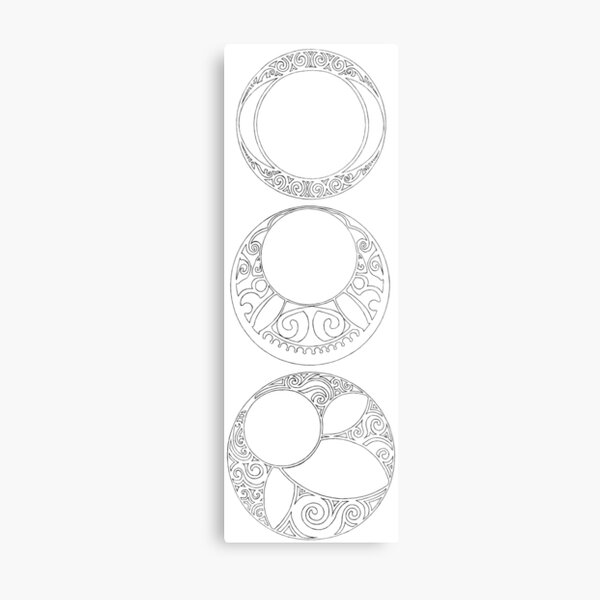 Rosaces Metal Print