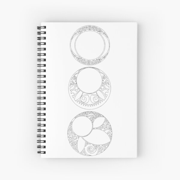 Rosaces Spiral Notebook