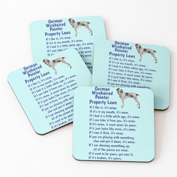 Item preview, German Wirehaired Pointer - property laws  designed and sold by thepetcellar.