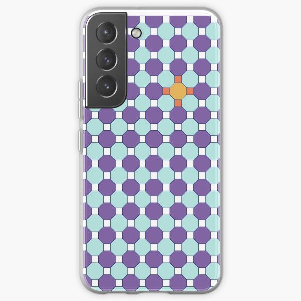 Purple & Orange Tessellation Tiles Samsung Galaxy Soft Case