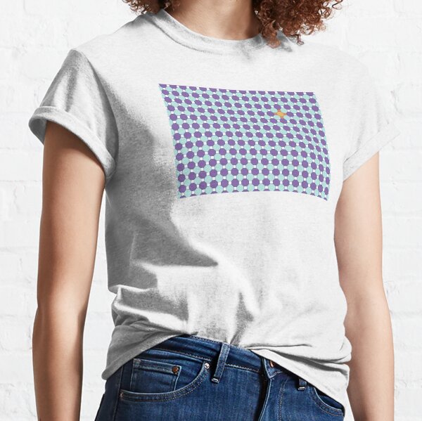 Purple & Orange Tessellation Tiles Classic T-Shirt