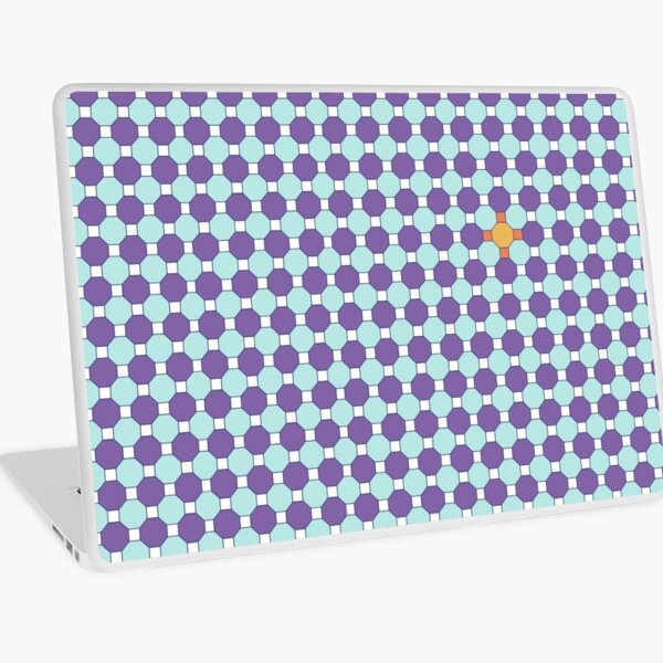 Purple & Orange Tessellation Tiles Laptop Skin