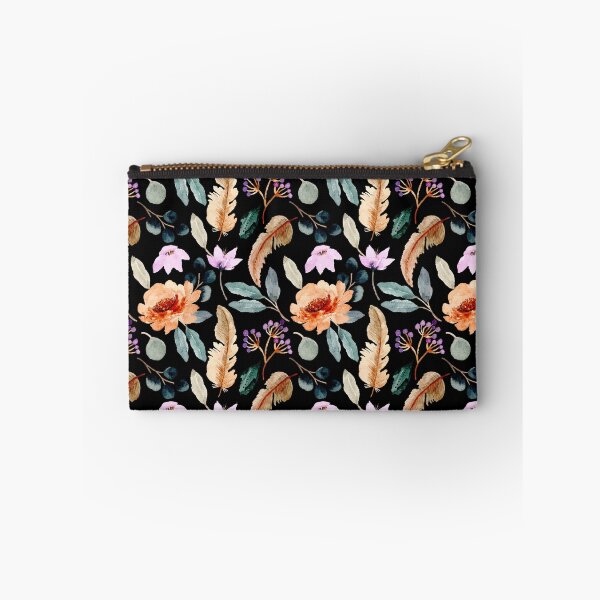 Item preview, Watercolor Floral Feather Seamless Background designed and sold by Dawah-Giraffe.