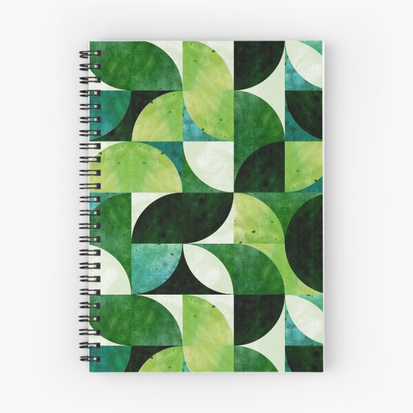 Item preview, Patrón de acuarela verde retro designed and sold by DifferentCreate.