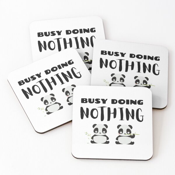Item preview, Busy Doing Nothing Double Panda designed and sold by HappyPeeps.