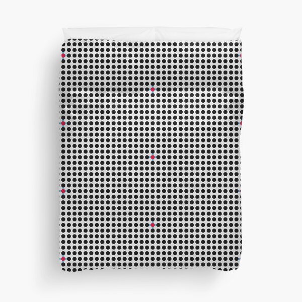 Grey & Red Tiling Tessellation Duvet Cover