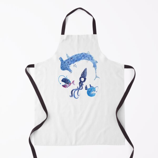 Item preview, Marine life shark hammerhead octopus fish frogfish designed and sold by catsandmore.