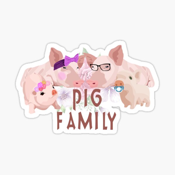 Item preview, Pig Family designed and sold by autlu.