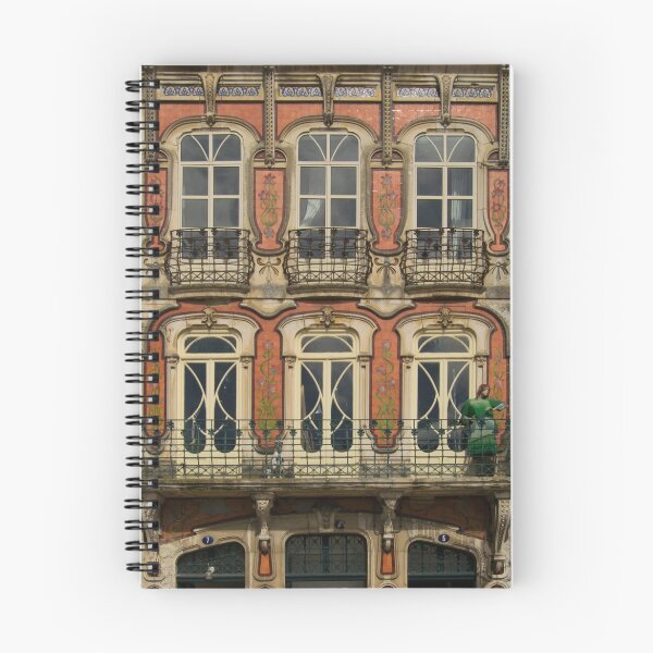 Item preview, Art Nouveau facade Portugal Europe designed and sold by emergentdesigns.