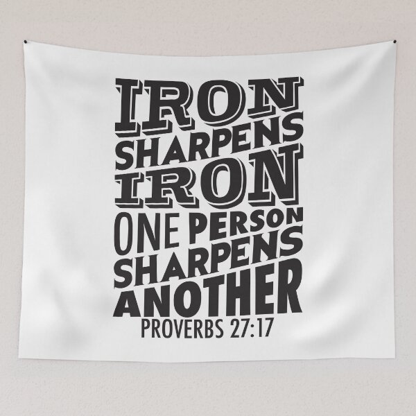 Item preview, Proverbs 27:17 designed and sold by plushism.